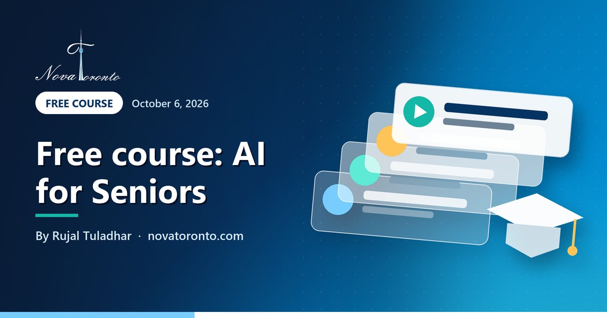 AI for Seniors: Everyday Help and Staying Safe, in 7 Short Lessons