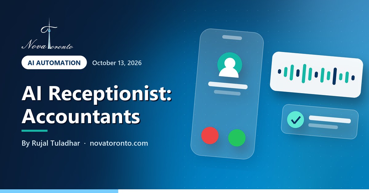 AI receptionist for accountants: what it handles, costs and must not do