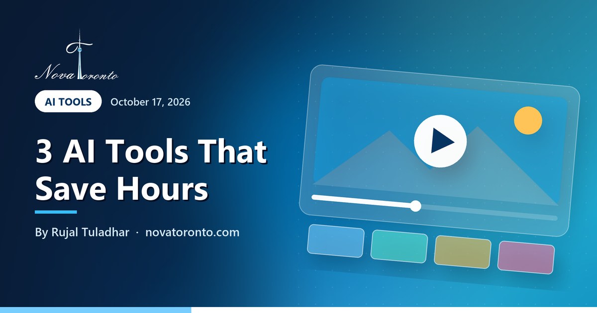 AI tools for small business: 3 that save hours (with video)