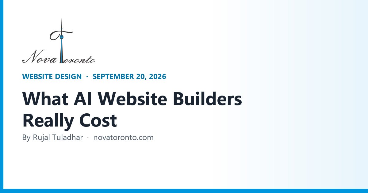 AI Website Builders in 2026: Real Prices and Where They Break