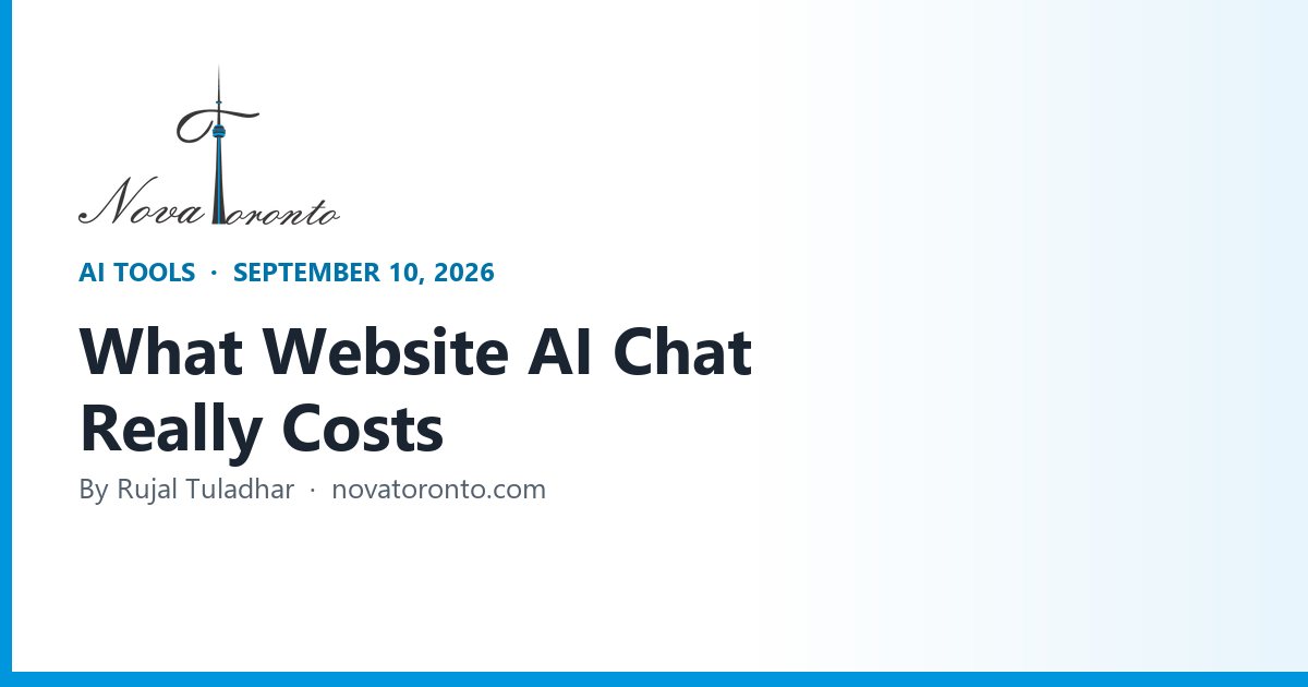 AI Chat Agents for Your Website: What They Cost in 2026