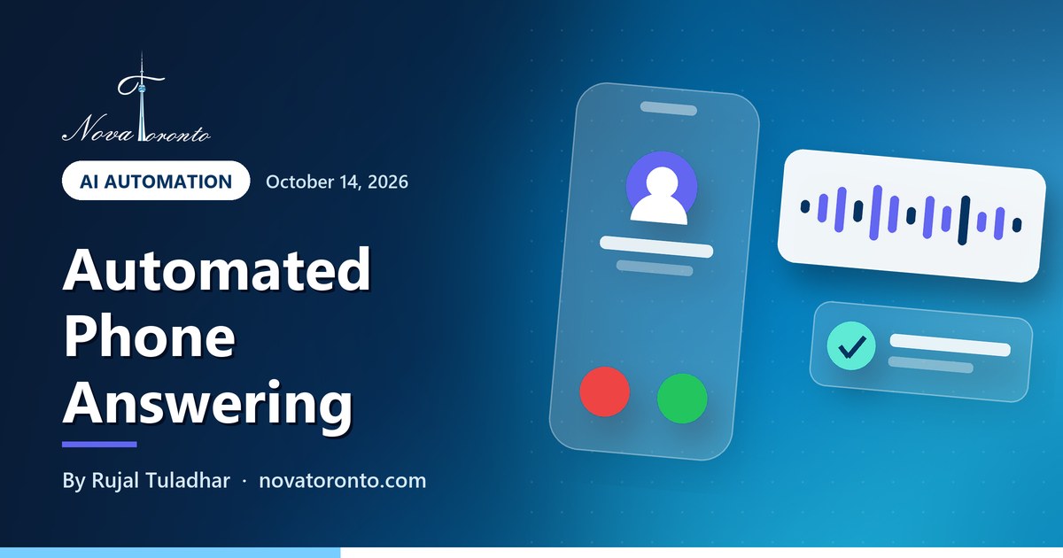 Automated phone answering for small business: what it costs in Canada