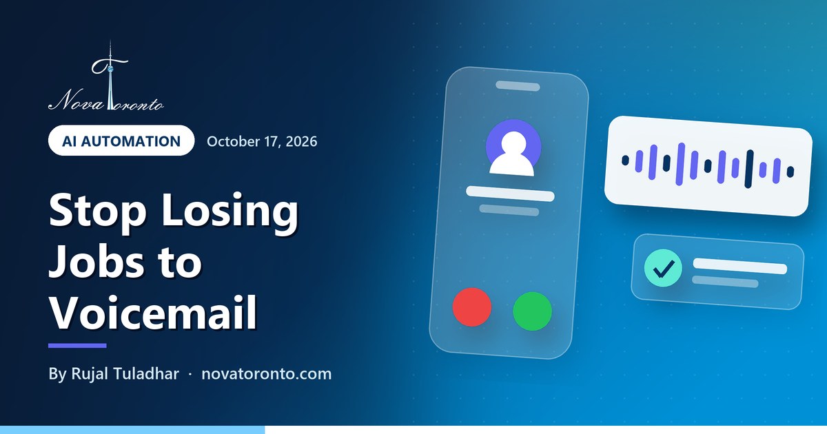 Missed calls: how a small business can stop losing jobs to voicemail