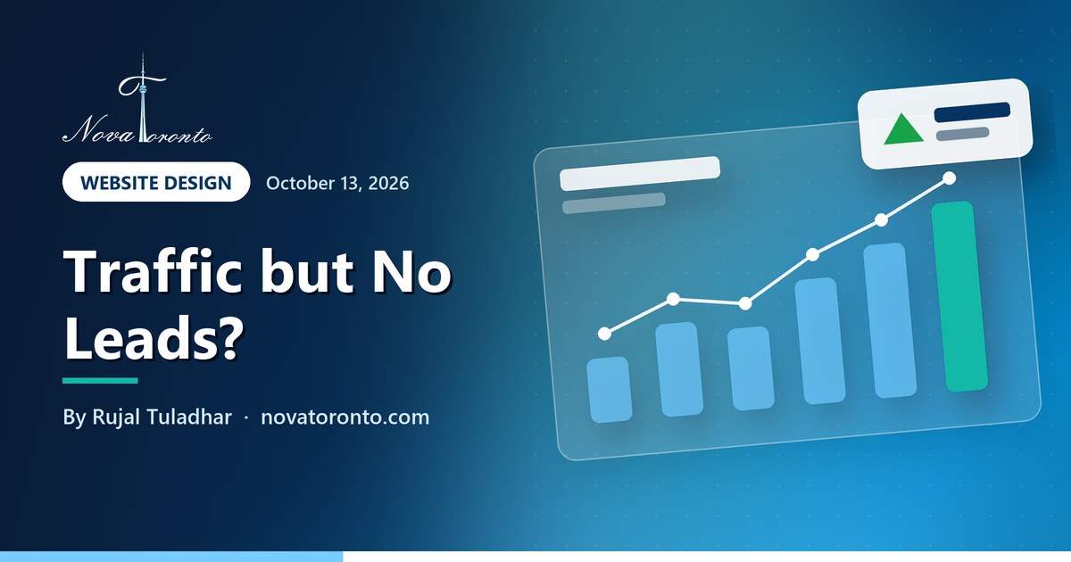 Website getting traffic but no leads? What to fix first